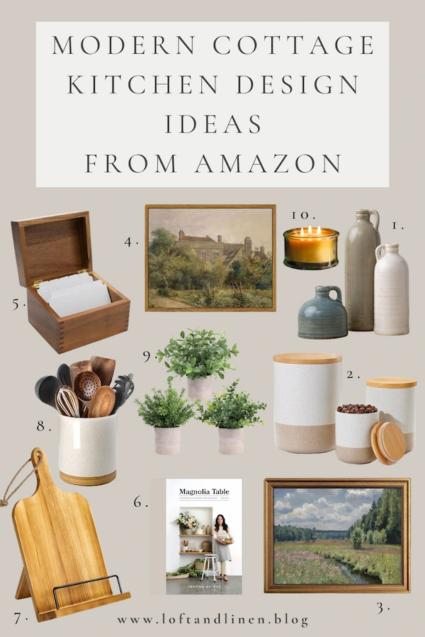 Modern Cottage Kitchen Decor from Amazon
