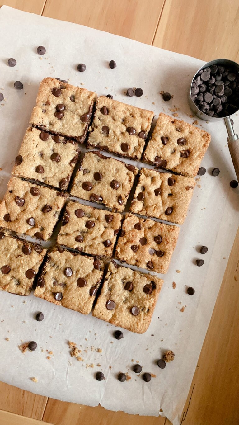 Fresh Milled Chocolate Chip Cookie Bars