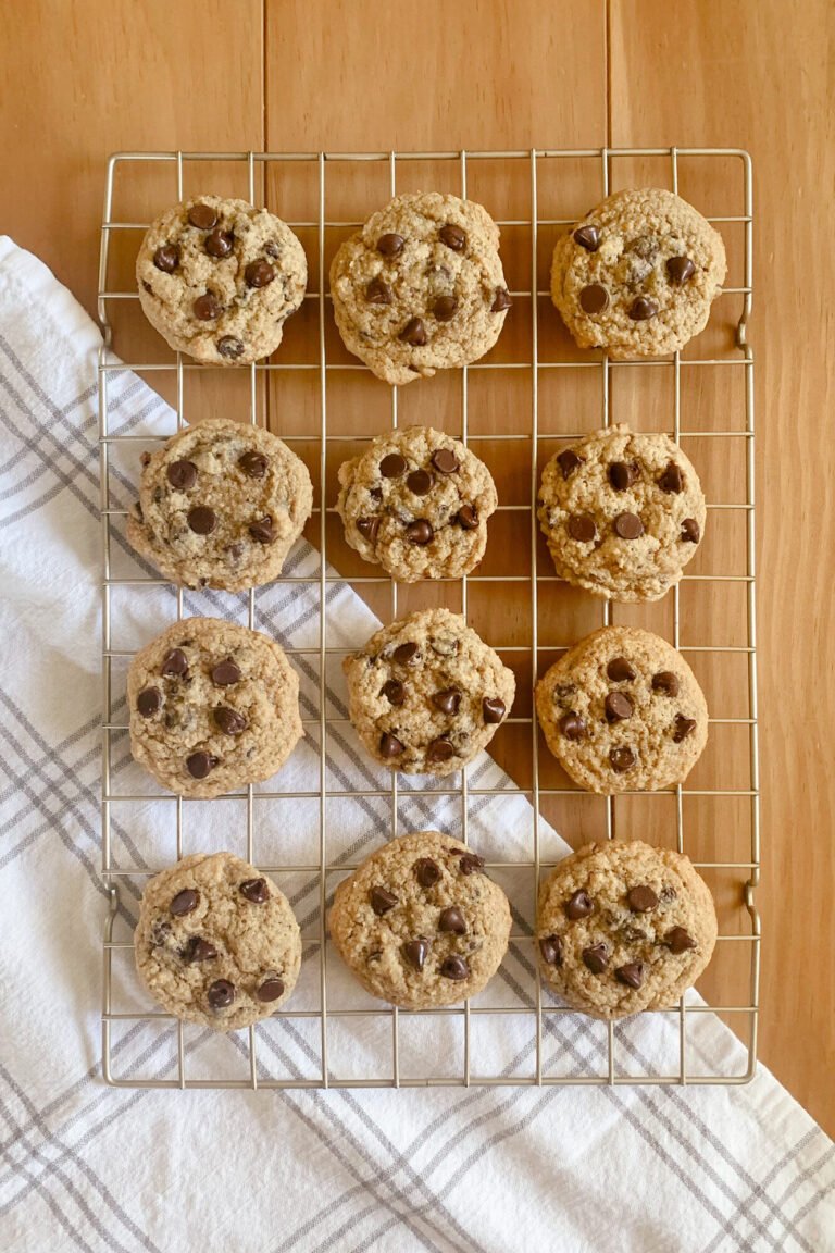 Fresh Milled Chocolate Chip Cookies with Sour Cream
